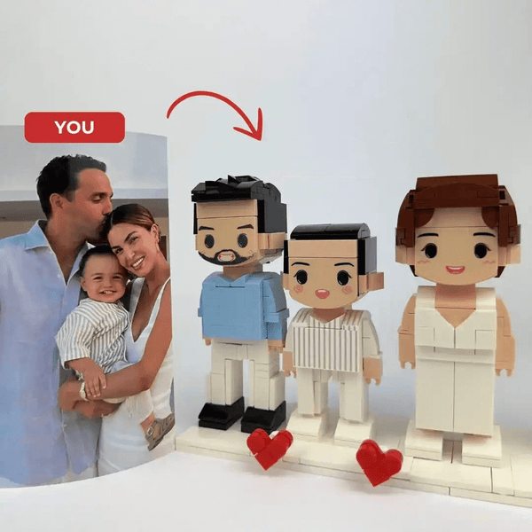 Personalized Photo to Brick Art Set - Custom Building Block Gift from Your Favorite Memory