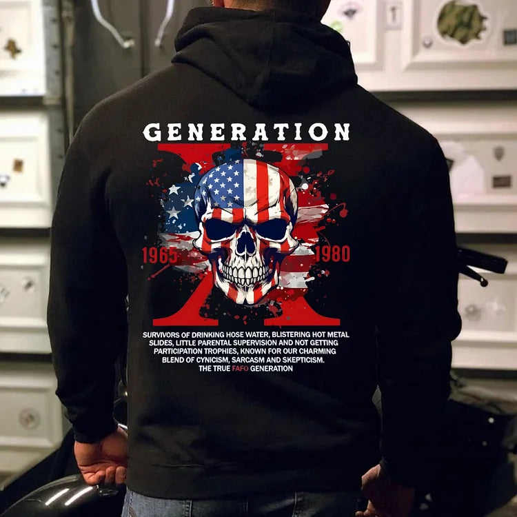 Gen X Totenkopf Custom EST Unisex Sweatshirt Hoodie T-shirt