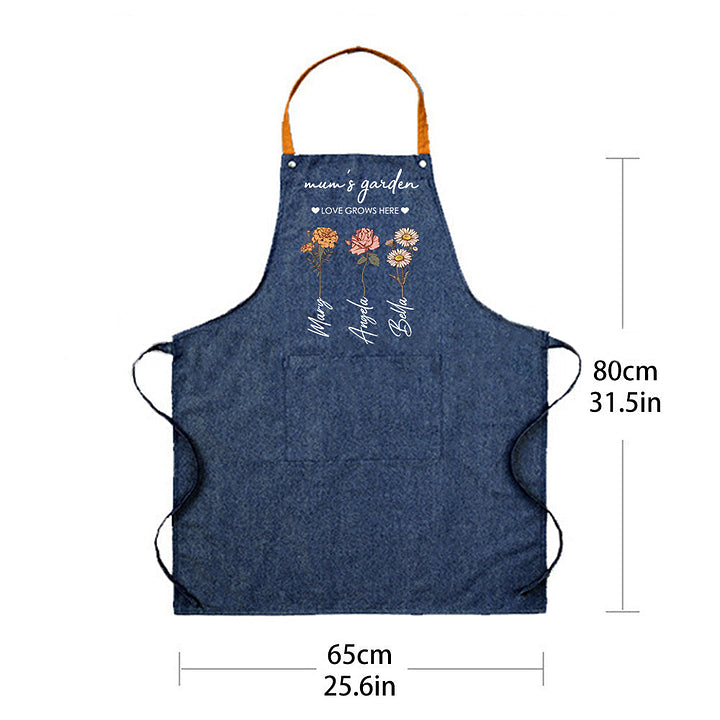 El Delantal Personalizado Impermeable de Mom's Garden para Sus Hijos