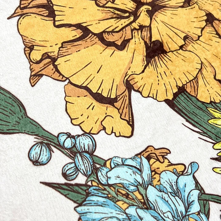 La manta de invierno personalizada de los hijos es el jardín de mamá