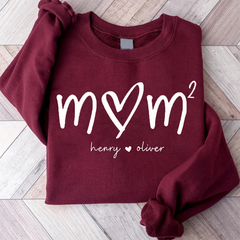 Mama bedeutet alles – Familien-Sweatshirt mit Design auf der Brust, Geschenk für Mama und Oma