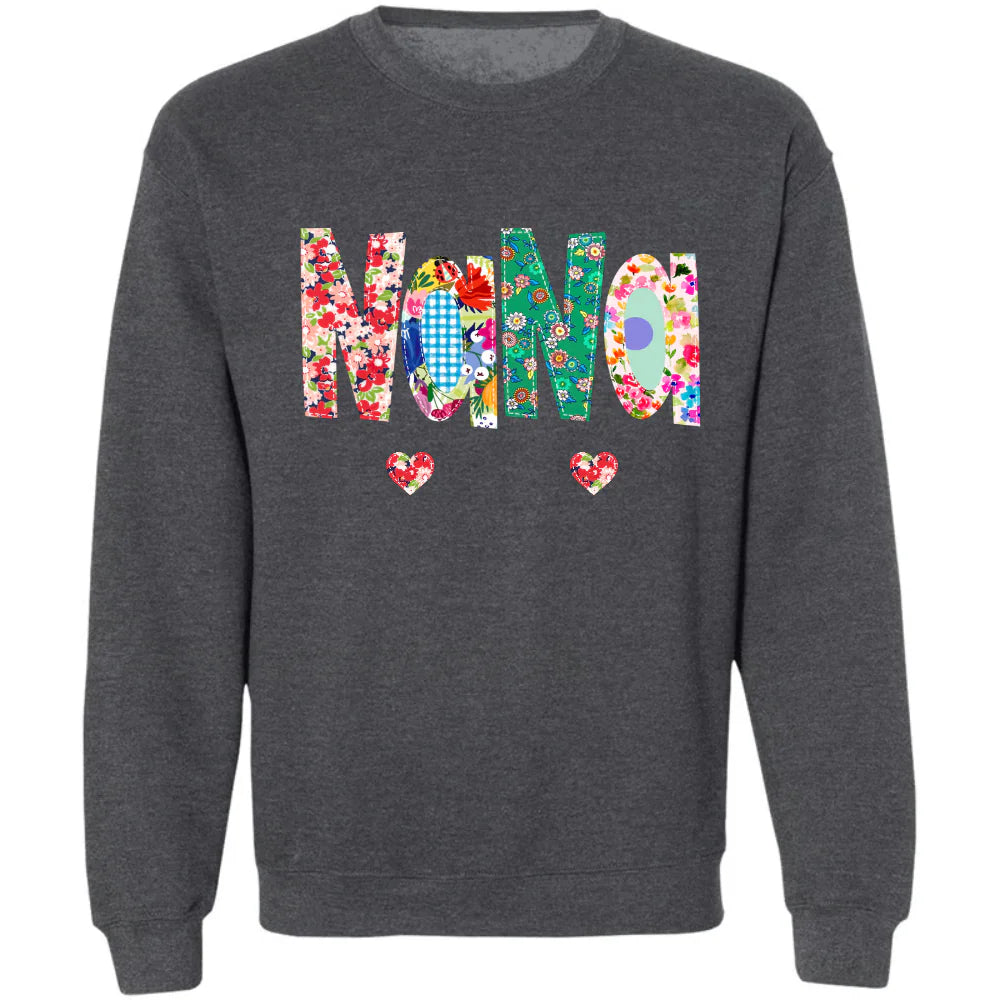 Sudadera personalizada de abuela con estampado de nietos - Regalo para mamá