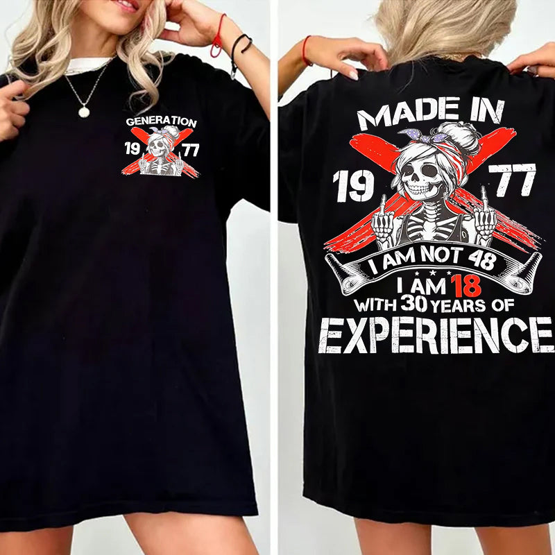 Maßanfertigung im Jahr 19XX T-Shirt Gen X Geburtsjahr Sweatshirt 