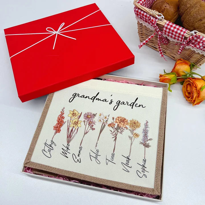 Mamas Garten ist ihre Kinder personalisierte Tragetaschen