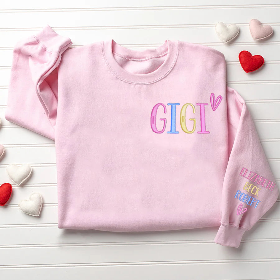 Benutzerdefiniertes besticktes Oma-Trend-Sweatshirt - Geschenk für Mama Oma