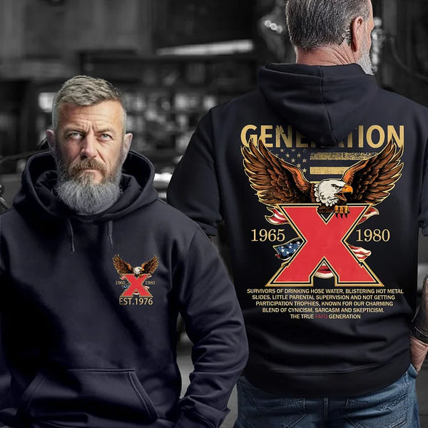 Generation X Bald Eagle Unisex Sweatshirt Hoodie T-shirt