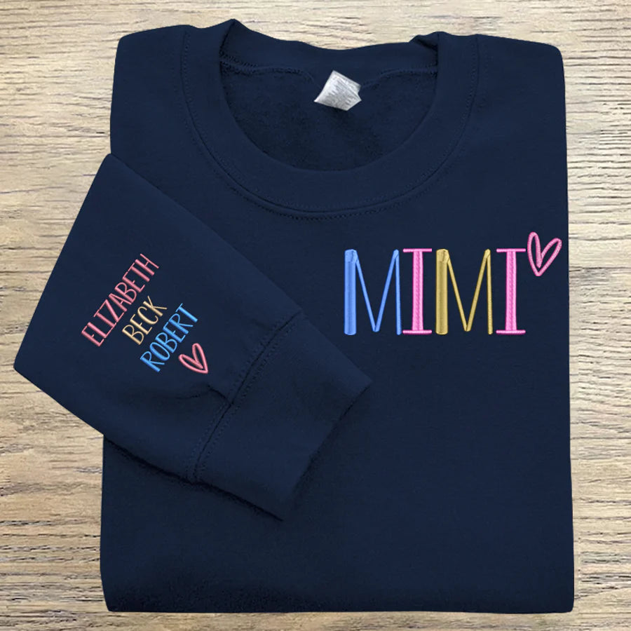 Benutzerdefiniertes besticktes Oma-Trend-Sweatshirt - Geschenk für Mama Oma