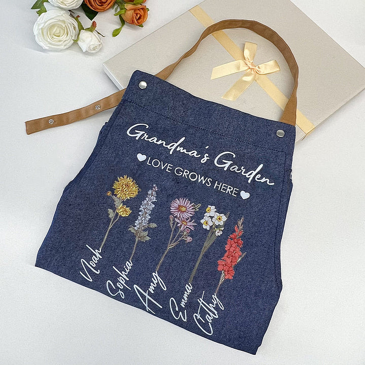 El Delantal Personalizado Impermeable de Mom's Garden para Sus Hijos