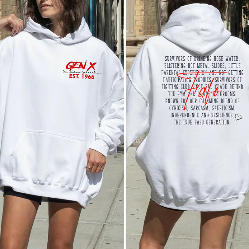 Benutzerdefinierte Gen X FAFO Generation NewVersion Shirt, Gen X aufgewachsen auf HoseWater und Vernachlässigung T-Shirt 