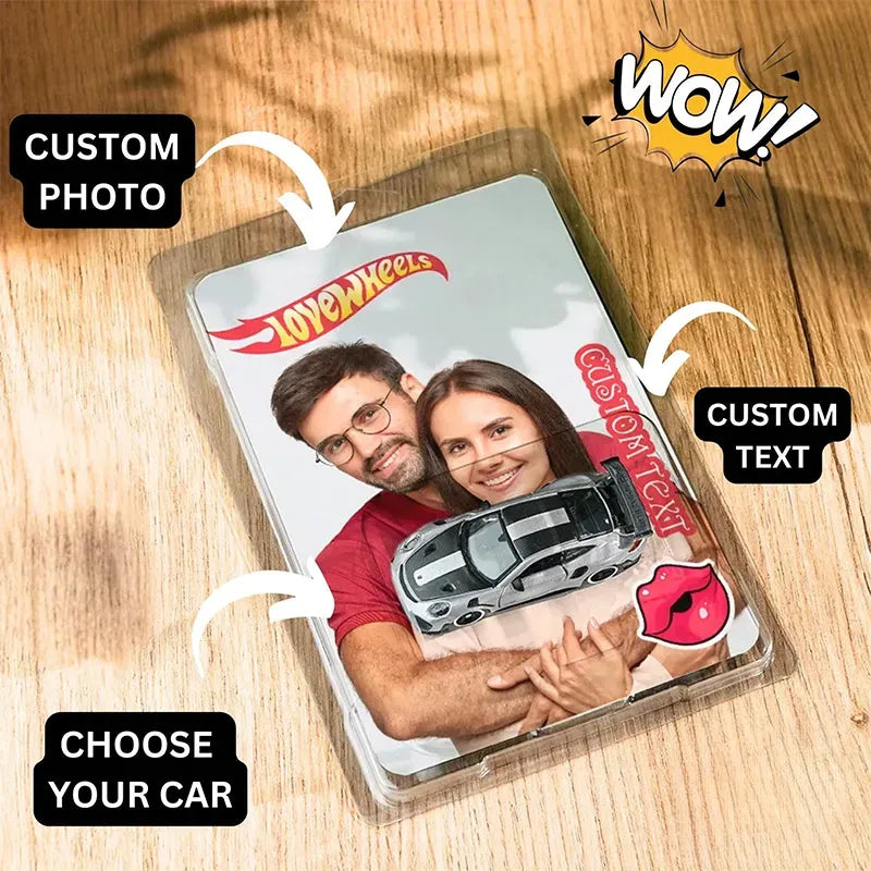 Jouet personnalisé pour amoureux Voiture de rêve Jouet de papa Emballage Voiture de rêve Meilleur cadeau de Noël jamais