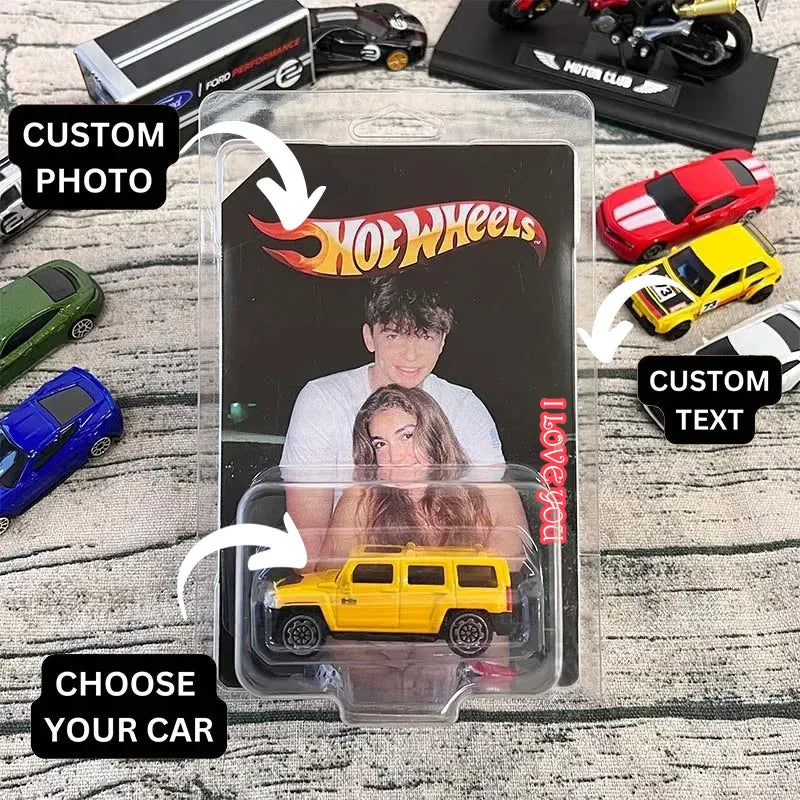 Jouet personnalisé pour amoureux Voiture de rêve Jouet de papa Emballage Voiture de rêve Meilleur cadeau de Noël jamais
