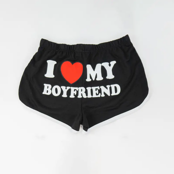 I Love My Boyfriend Comfy Lounge Shorts