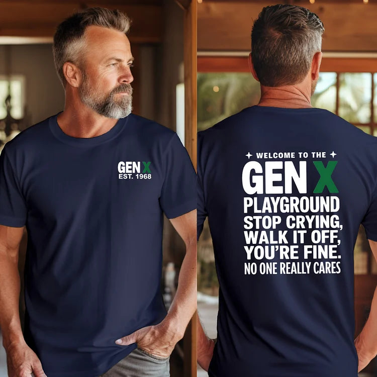 Custom Gen X Playground Shirt, Generation X T-shirt For Women For Men, Raise on Hose Water Shirt, The Badass Generation Shirt