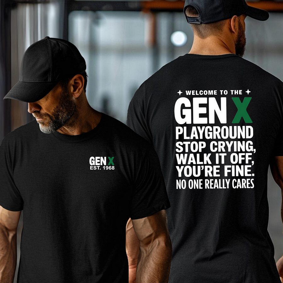 Custom Gen X Playground Shirt, Generation X T-shirt For Women For Men, Raise on Hose Water Shirt, The Badass Generation Shirt