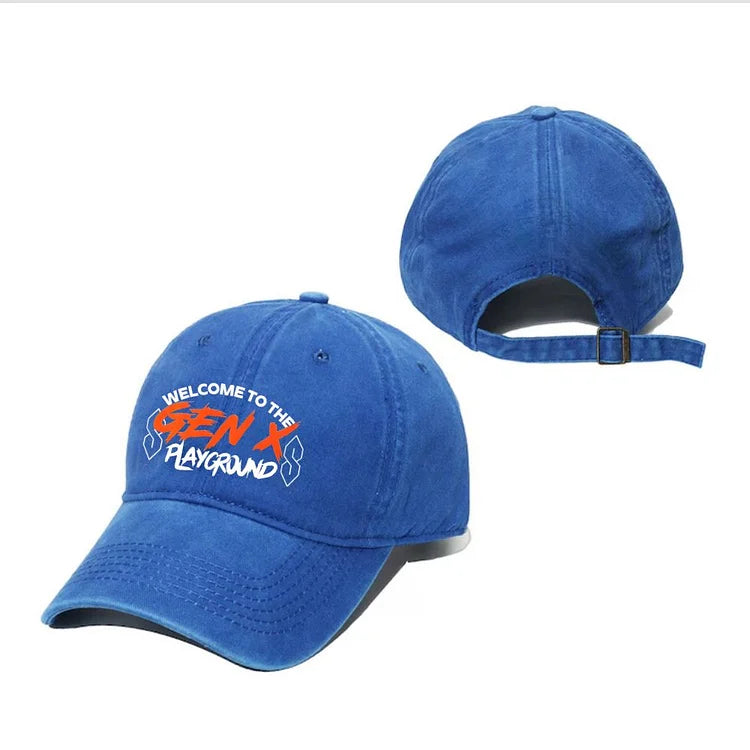 Custom Generation X,Welcome To The Gen X Playground Cap